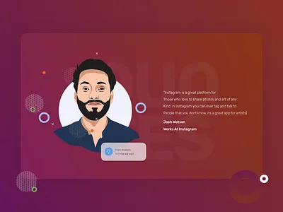 Instagram Review UI branding circle daily dailyui dailyux design designing dribble illustration instagram interaction interface platform review ui uiux uix uixdesign