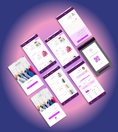 Online clothes store UI concept design app design clothes shop design minimal online shop online store pink shopping ui uidesign violet