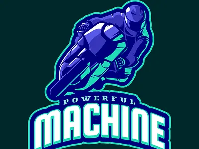 gaming logo maker featuring a racing bike graphic 1745i 2888 1