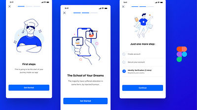 Let s Design a iOS Onboarding Sequence in Figma app branding clean design figma figma design figma tutorial figmadesign flat material ui white