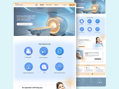 The medical website app design illustration medical medical app typography ui ux web