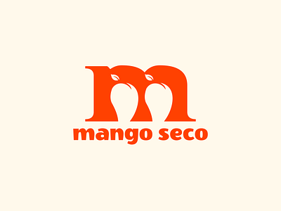 Mango Seco | Logo brand design brand identity branding dry fruit logo logo design logodesign logotype m mango mark orange packaging design sign symbol