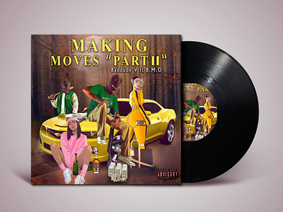 making moves part 2 Album cover album album art album artwork album cover album cover design apple music artist artwork book cover cartoon character cd artwork edm graphic design illustration mixtape cover music singer soundcloud spotify cover vibes