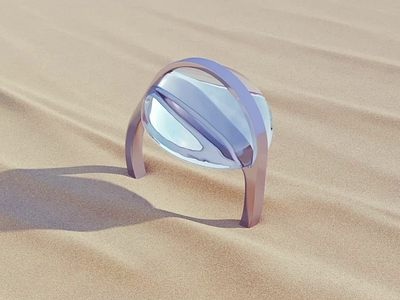 Prime meridian 3d animation 3d modeling 3ds max animation c4d cg corona render desert motion design ring sand water wave