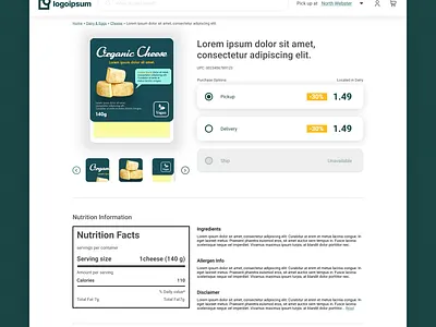 DailyUI 012 E Commerce Shop Single Item daily 100 challenge dailyui dailyuichallenge design designinspiration figma ui uidesign uiux webdesign