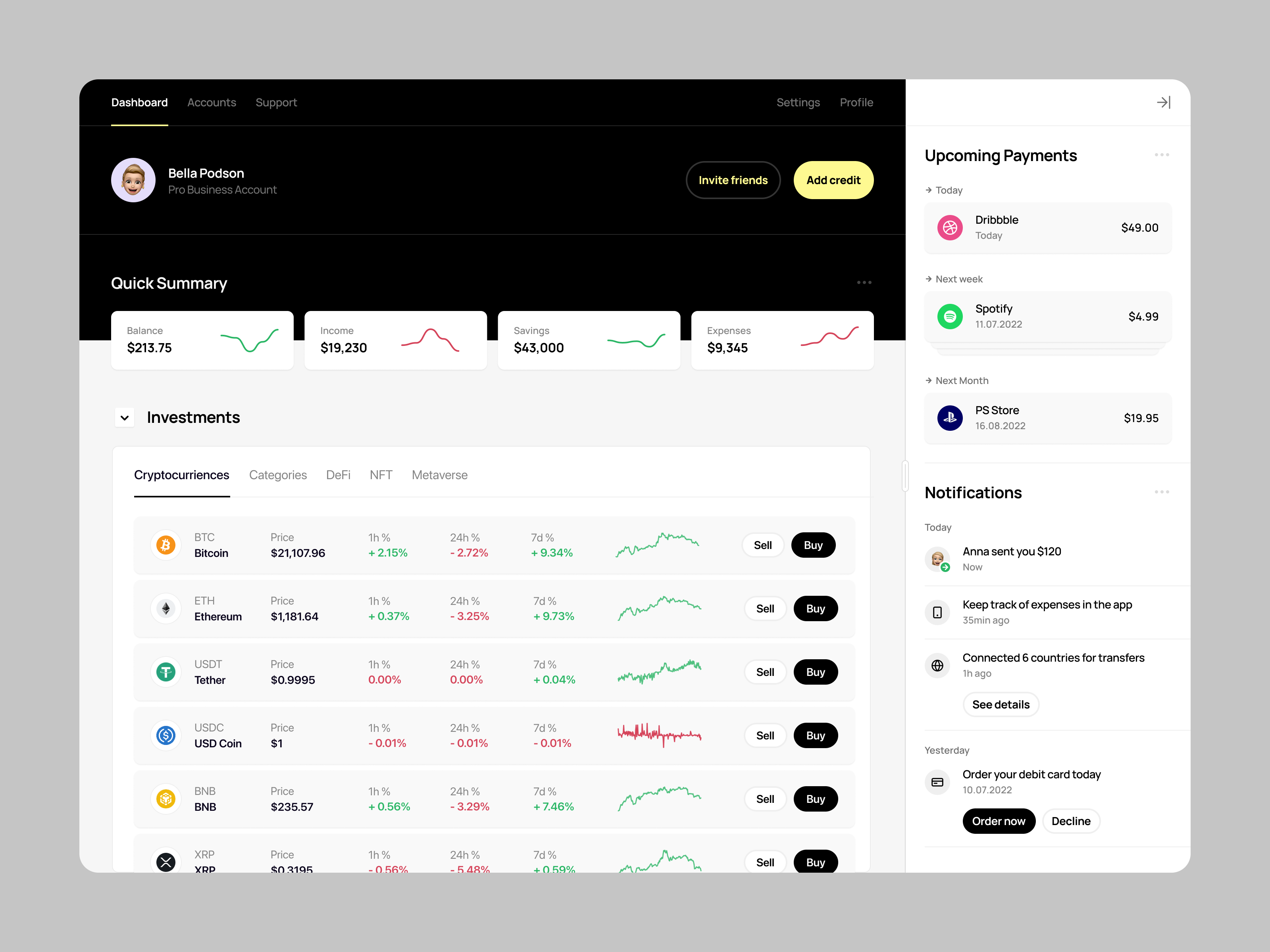 Example of Custom Desktop App Design