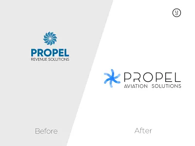Propel Brand aviation brand branding design logo propel refresh vector