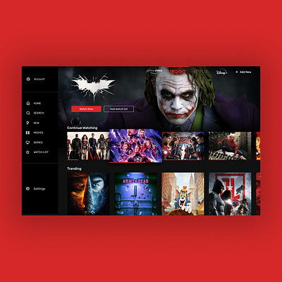 Daily UI 025 TV App daily 100 challenge dailyui dailyuichallenge design designinspiration figma ui uidesign uiux webdesign