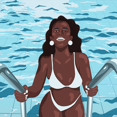 Calendrier 2021 | Juillet digital female feminine feminist girl character girlpower illustration procreate women empowerment women in illustration