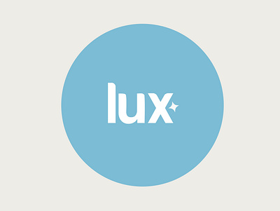 lux fashion wear design logo typography