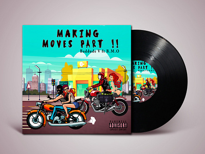 album cover making moves part 2 album album art album artwork album cover album cover design book cover cartoon cartoon character cd artwork cd cover cover cover art cover artwork cover design covers design illustration logo spotify spotify cover