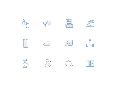 Portfolio icons iconography icons iconset illustration ui vector