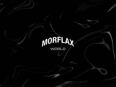 Morflax World Logo brand identity branding design graphic design logo metaverse nft type logo typography web3