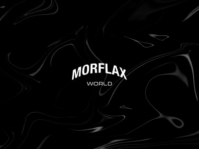 Morflax World Logo brand identity branding design graphic design logo metaverse nft type logo typography web3