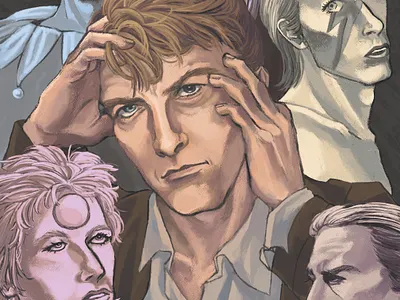 Bowie david bowie digitalart illustration