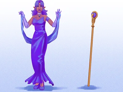 Cleric Character Design character design concept art concept artist digitalart fantasy illustration