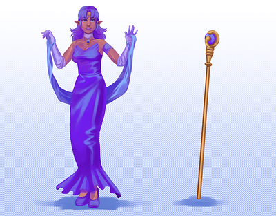 Cleric Character Design character design concept art concept artist digitalart fantasy illustration