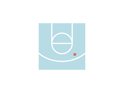 Basketball court basketball graphicdesign illustration illustrator minimalism nba vector vectorart