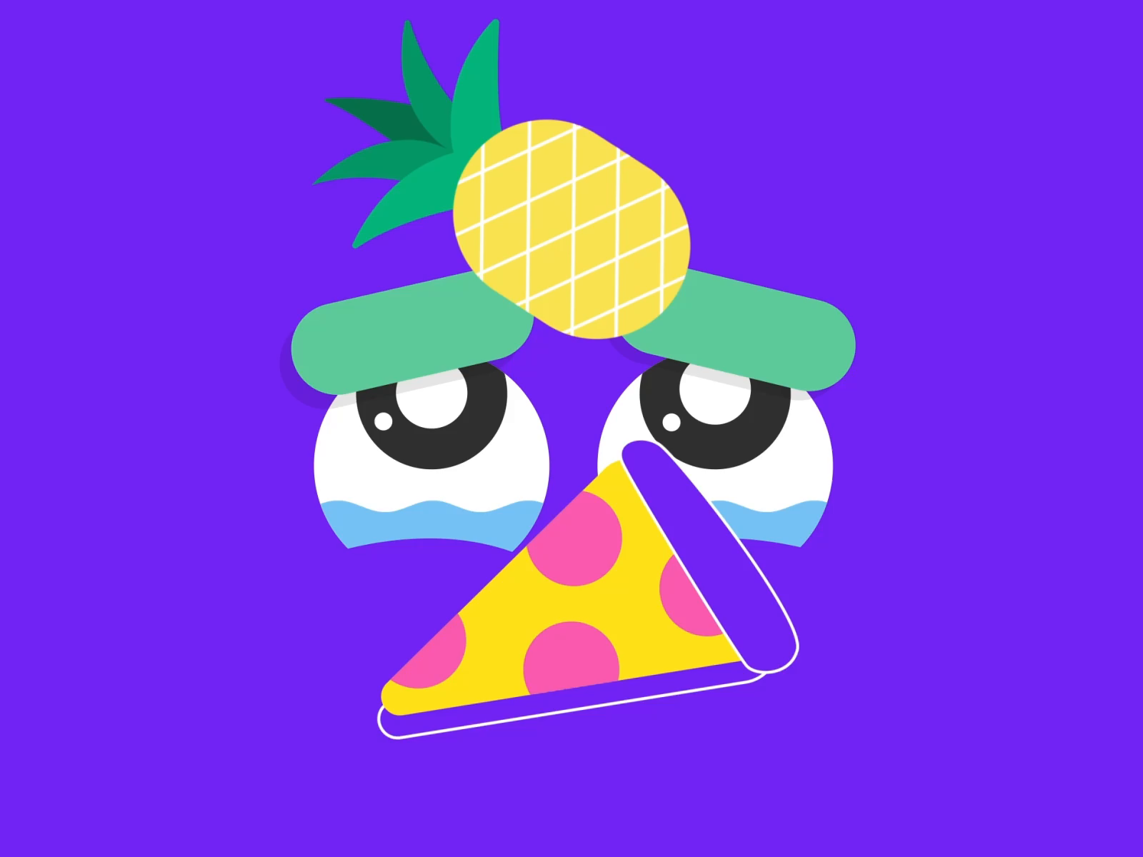 Pineapple on pizza? by Gregory vekemans on Dribbble