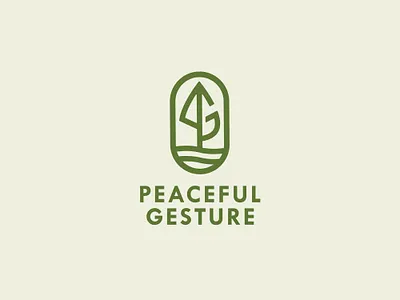 Peaceful Gesture brand design branding designer freelance identity design logo logodesign