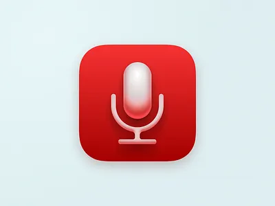 Microphone App Icon app dock icon mac macbook macos