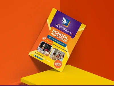 Free Education Flyer Design Template admission creative design flat flyer flyer design flyer designs flyer template flyers free free template freebies graphics mix template print school school flyer template templates