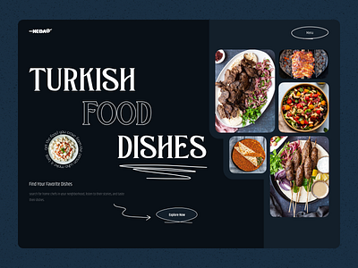 Kebab Dishes 🍢 branding design dish food kebab logo nft trend turkish ui ux vector web