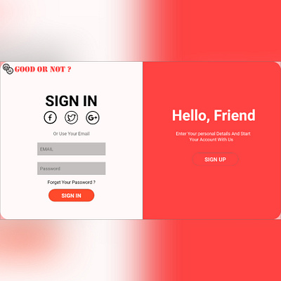 Good Or Not Website animation design illustration logo ui ux web website