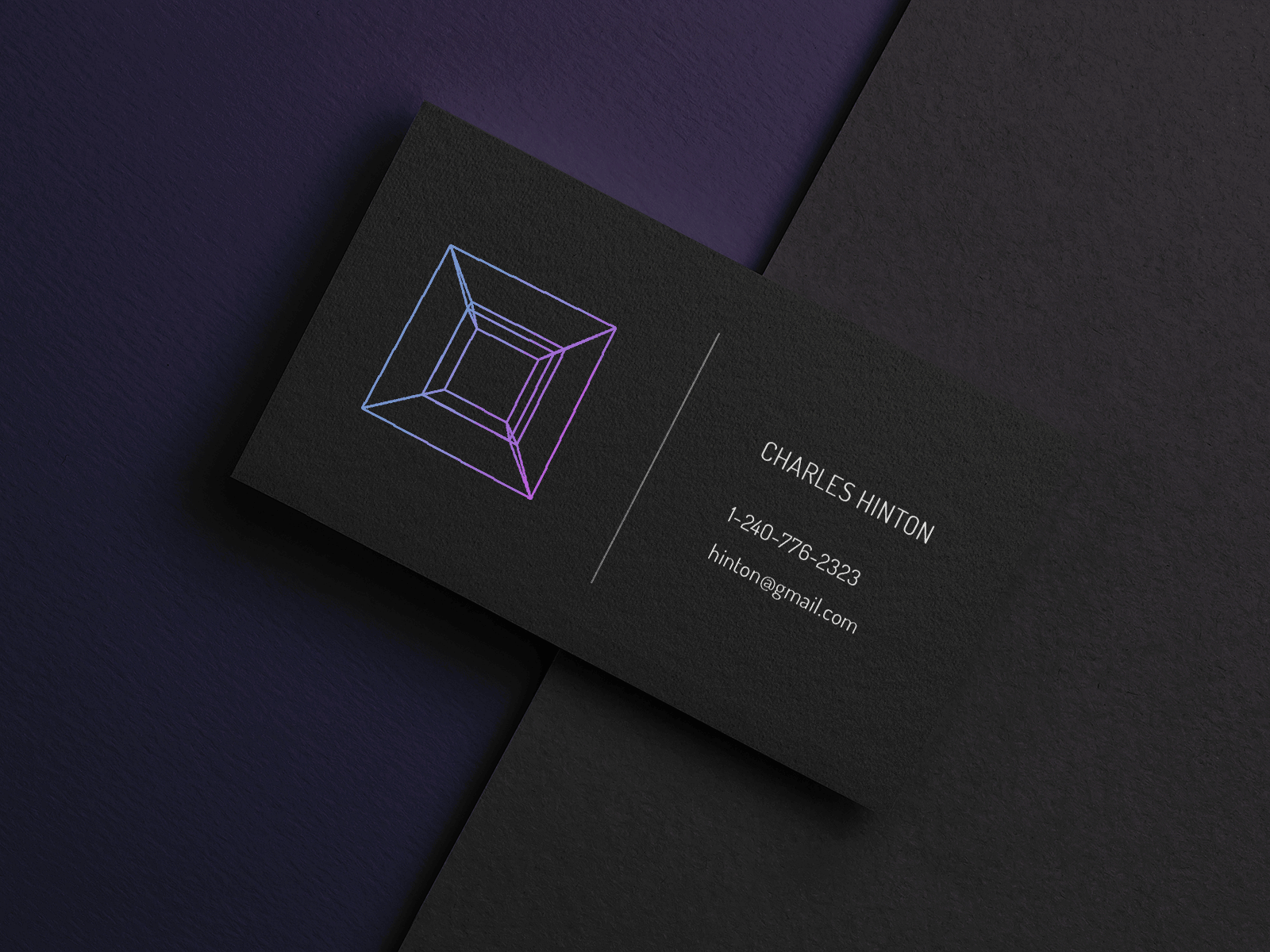 4th dimension business card 4d 4th dimension animated paper animation business card businesscard cube four dimensional geometry gif gradient hypercube purple tesseract