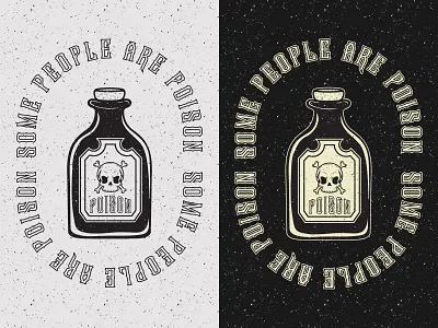 Poison art band design digital digital art illustration javo designs old school poison punk rock rancid rock band skull skull design tattoo typography vector vector art vintage vintage design