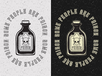 Poison art band design digital digital art illustration javo designs old school poison punk rock rancid rock band skull skull design tattoo typography vector vector art vintage vintage design