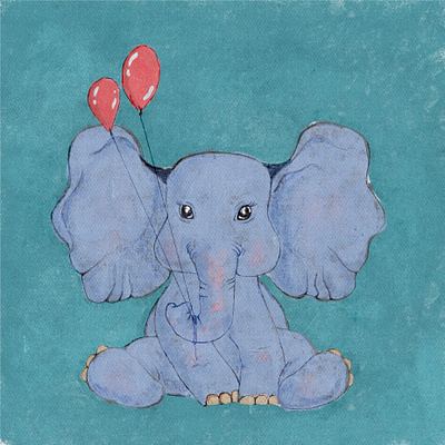 Baby Elephant. Character design art book art books character childrens design digital illustration