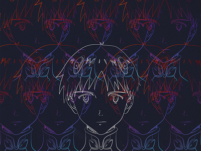 Neon Genesis Evangelion 3.0+1.0 anime design designer evangelion illustration nge vector