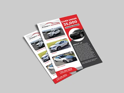 Car selling flyer
