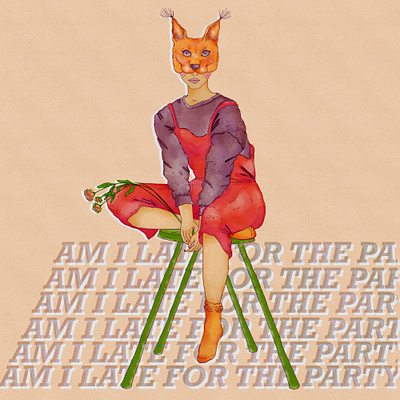 Party animals art book art books character design digital illustration line drawing people