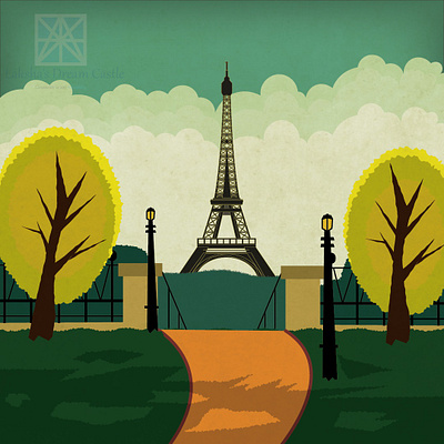 Eiffel Tower design eiffeltower illustration illustration design illustrator paris vector