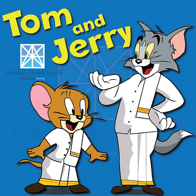 Tom Jerry illustration design disney illustration illustration design illustrator jerry logo tom tomandjerry vector