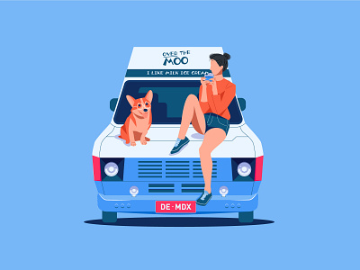 the summer illustration