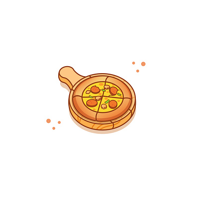 Pizza baked characterdesign cheese crispy cuisine delicious dinner food food illustration illustration junkfood meal mozzarella pizza pizza hut pizza logo pizzeria sauce snack vector