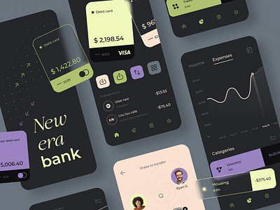 Finance service - Mobile app app app design bank bank app banking finance finance app fintech mobile app mobile app design mobile design mobile ui
