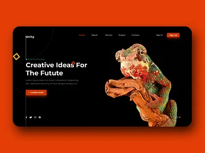 creative design page agency business clean concept creative creative design creativity design header hero homepage ideas landingpage minimal modern trend ui ui website template ux web website