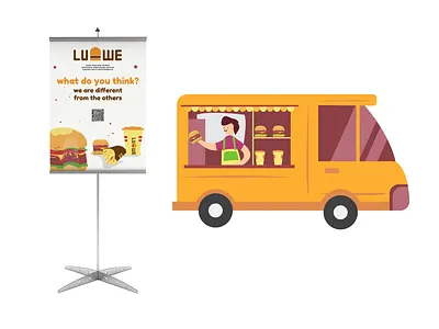burger car illustration beverage branding burger illustration burger menu drinks inllustration food and drink food branding food car food illustration foodtruck illustration
