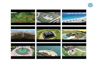 2012 Sand Beach Bebelac branding illustration storyboard storyboarding