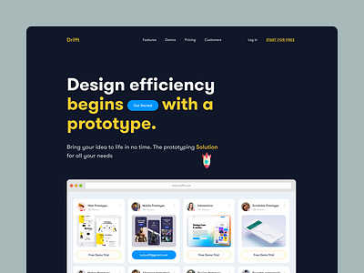 Drifft Web Templates ( It's Cooking) agency agency website animation branding design dribbble homepage homepage design homepagedesign landing page landingpage prototype prototype animation turjadesign web design webdesign website website concept website design