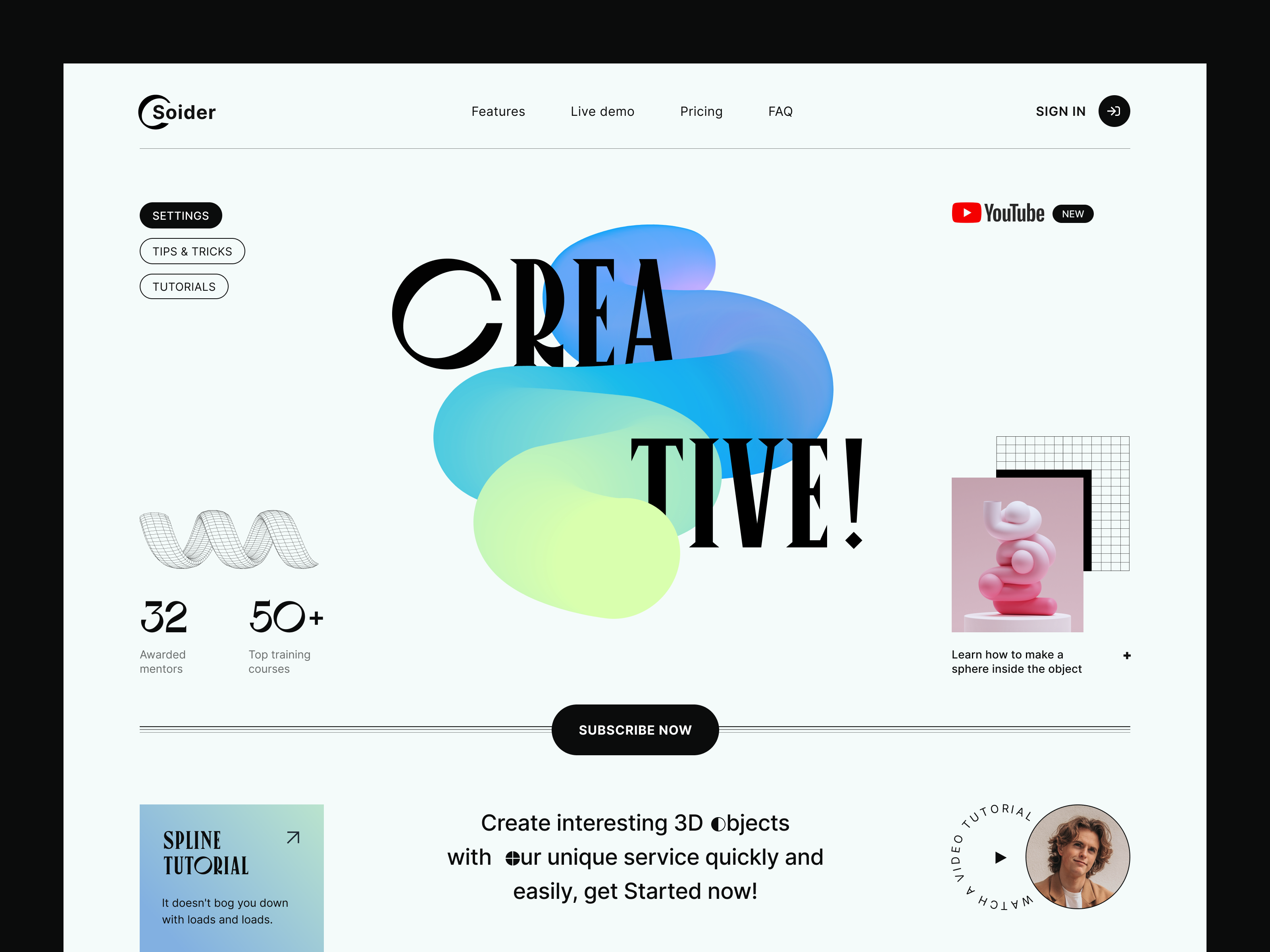Example of Website Design (10 Pages)