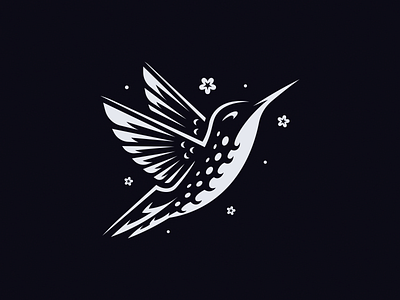Hummingbird bird design flower hummingbird illustration