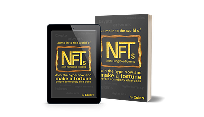 Jump into the world of NFTs amazon book book cover book cover design crypto digital art ebooks nft nftart