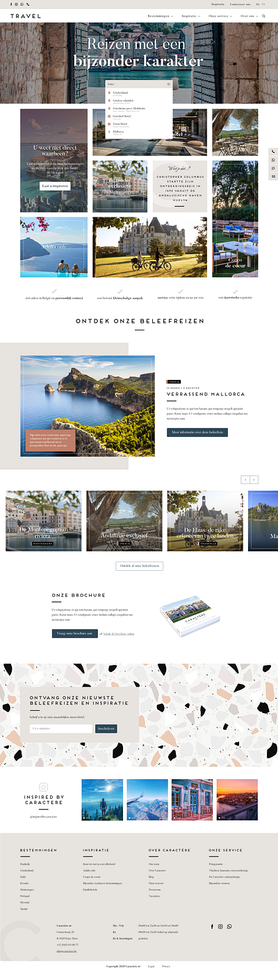 Travel Agency design travel travel agency website