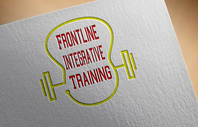 Frontline Integrative Training 2d 3d branding design fitness logo gym logo illustration logo logo design vector