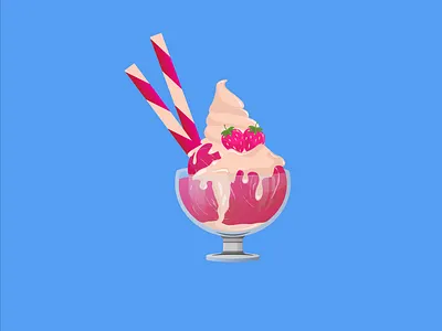 strawbery ice cream illustration cream drinks illustration ice cream ice cream illustration ice illustration illustration starbery illustration strawbery ice cream